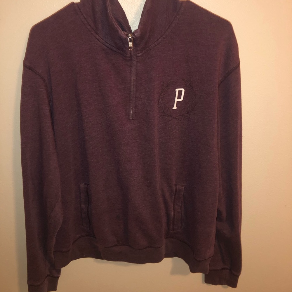 Pink quarter zip